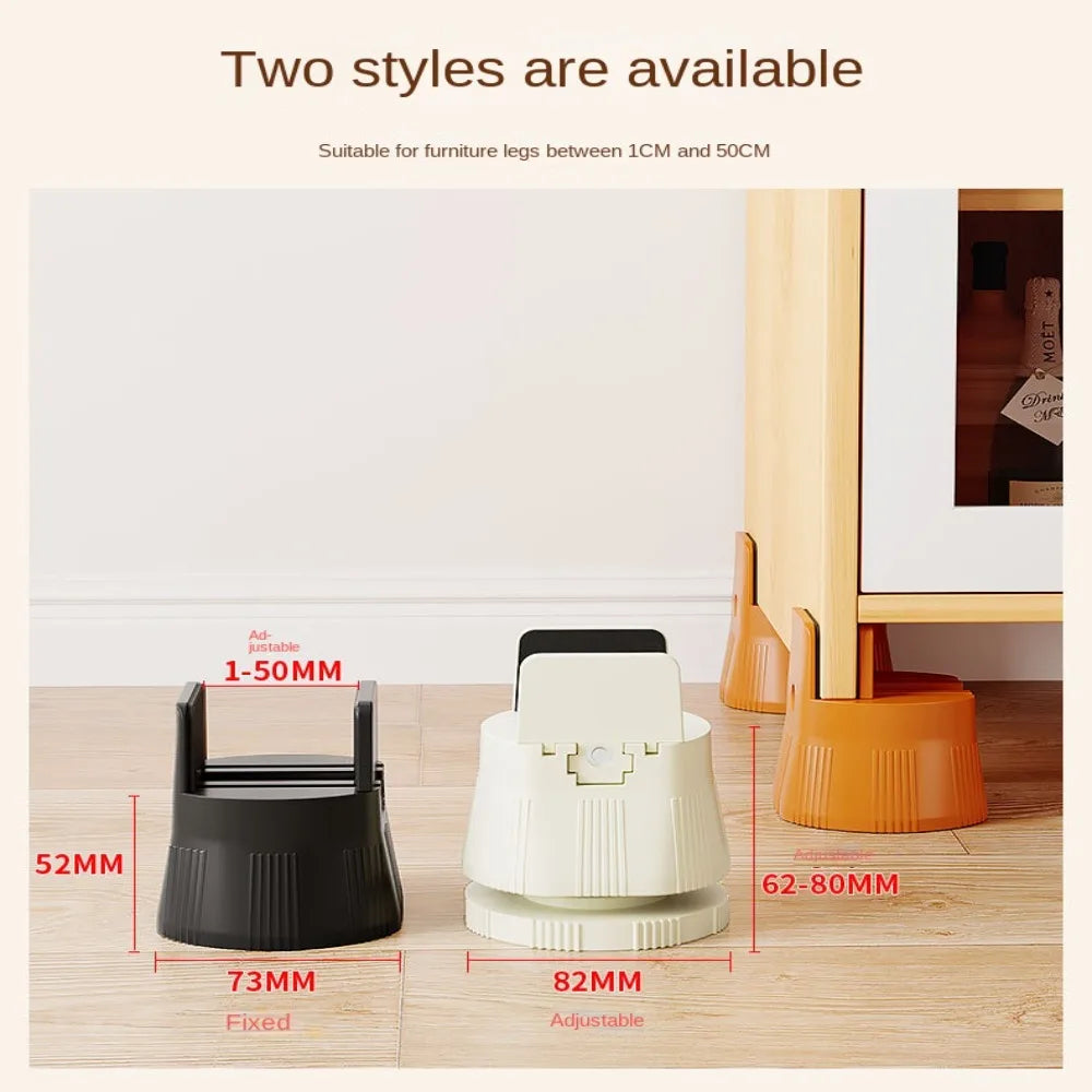 Non-Slip Furniture Risers & Shock-Absorbing Mats – Adjustable Furniture Risers Mats Nixie