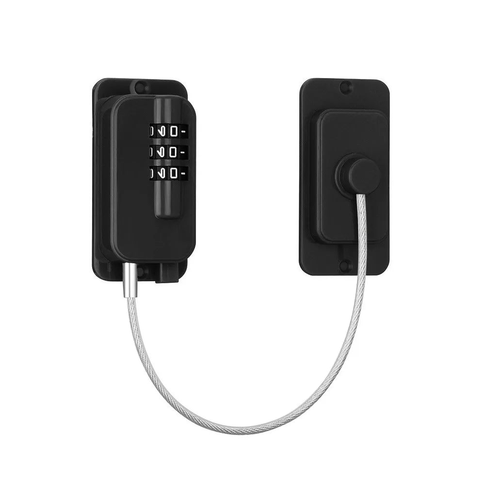 No-Drill Child Safety Window Lock – Adjustable Password Lock