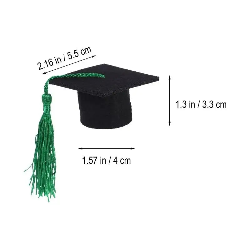 12PCS Mini Grad Caps Class of 2026 Graduation Party Decorations Party Decorations Nixie