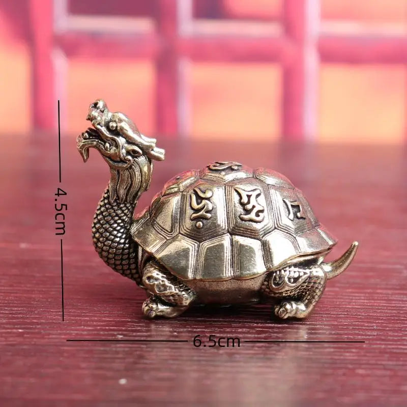 Dragon Turtle Brass Incense Burner – Xuanwu Zen Ornament Incense Burner Ornament Nixie