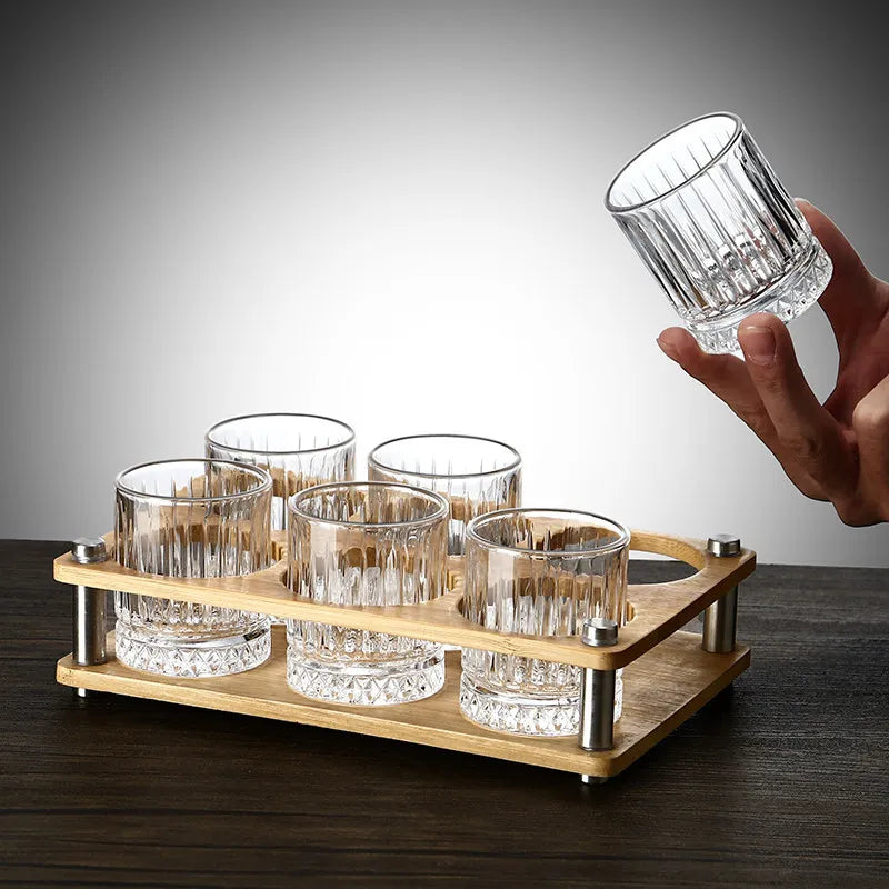 Luxury Gold-Rimmed Baijiu & Spirits Shot Cups – Chinese Style Spirits Shot Cups Nixie