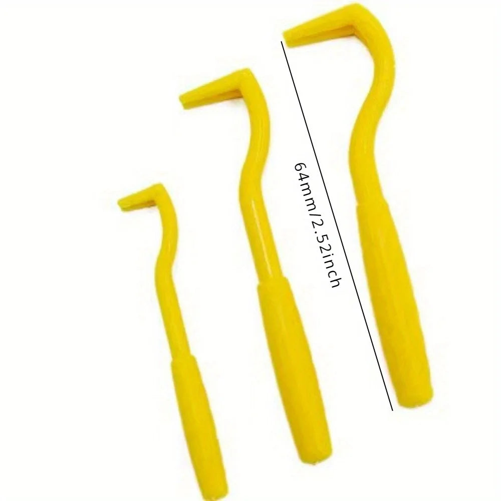 3-Piece Tick & Flea Remover Hook Set for Cats & Dogs Pet Tick Remover Nixie