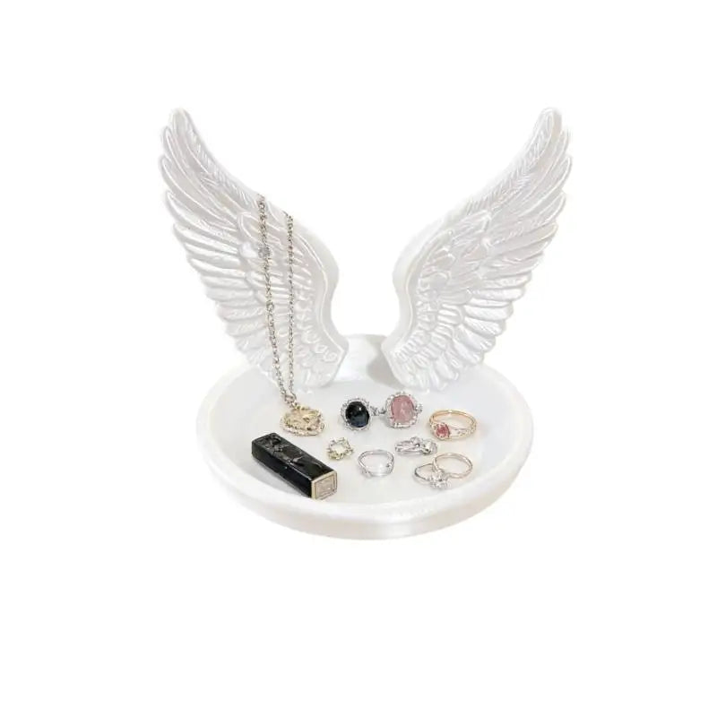 Angel Wings Jewelry Tray – Elegant Ring Dish & Desk Décor Jewelry Ring Dish Nixie