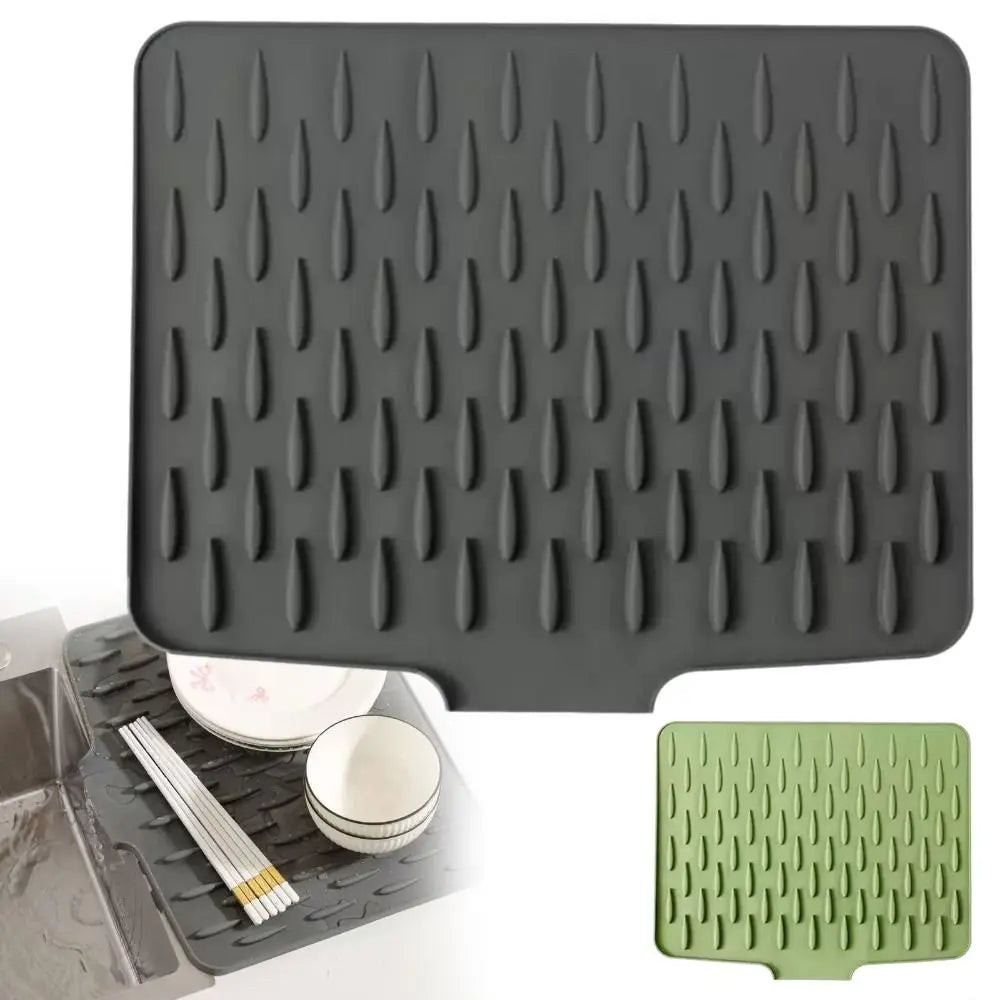 Silicone Kitchen Drain Mat – Heat Resistant & Non-Slip Kitchen Drain Mat Nixie