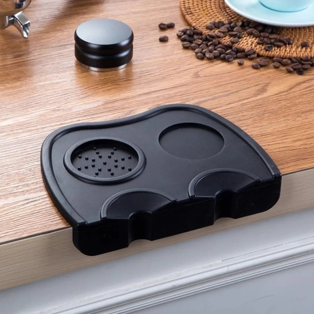 Silicone Espresso Tamper Mat Station – Non-Slip 51–58mm Holder Espresso Tamper Mat Nixie