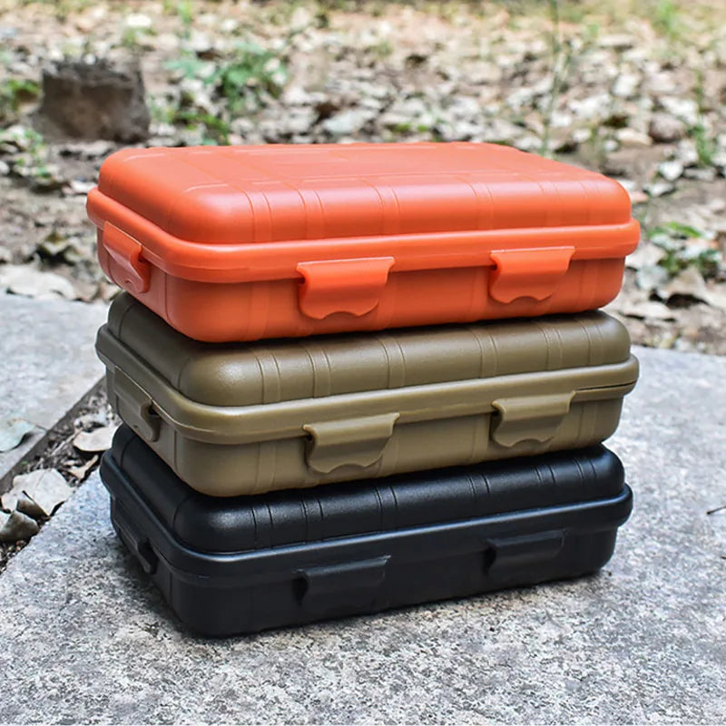 EDC Waterproof Survival Kit Box – Shockproof Portable Case Waterproof Storage Box Nixie