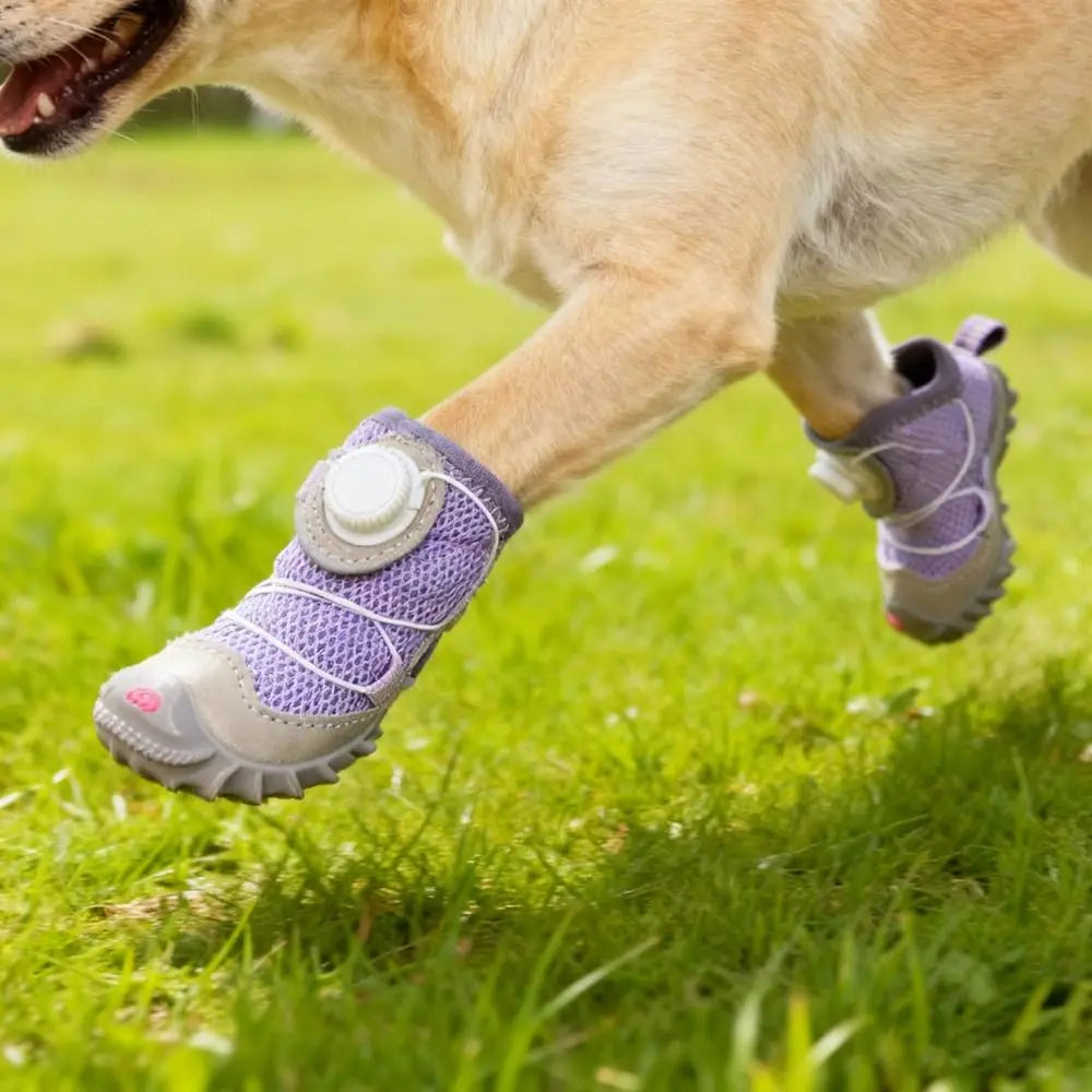 4Pcs Waterproof Dog Shoes Anti-Slip Breathable Paw Protectors Dog Paw Boots Nixie