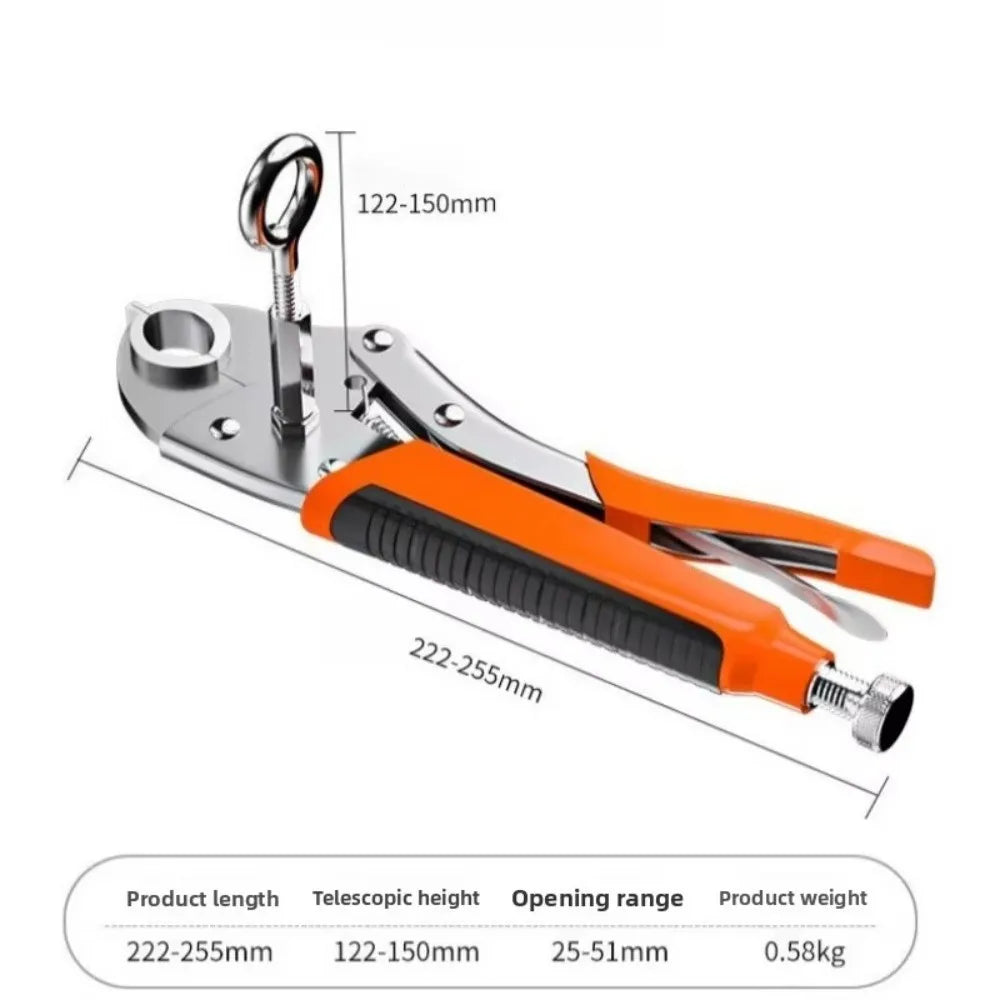 Adjustable Floor Heating Pipe Removal Pliers | Radiant Wrench