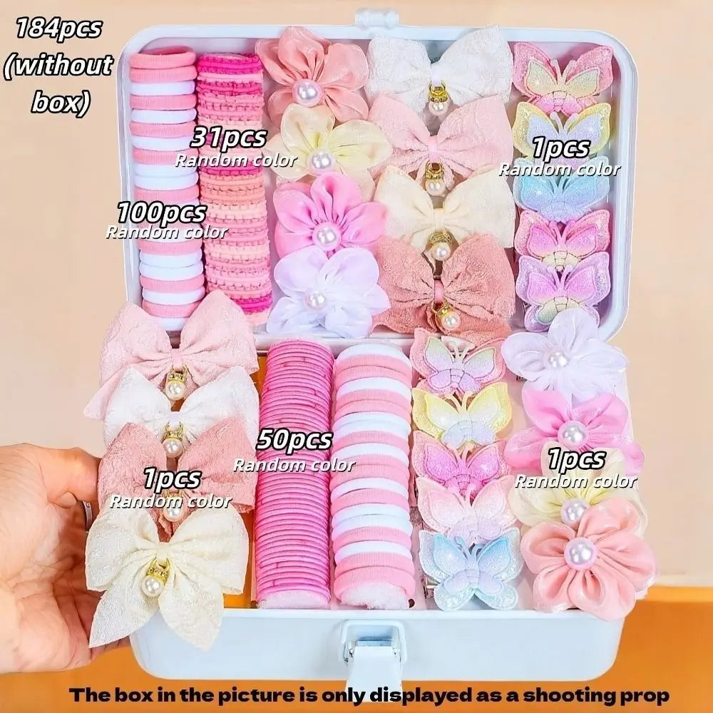 Girls Hair Accessories Set – Bow & Flower Clips for Kids Girls Hair Accessories Nixie