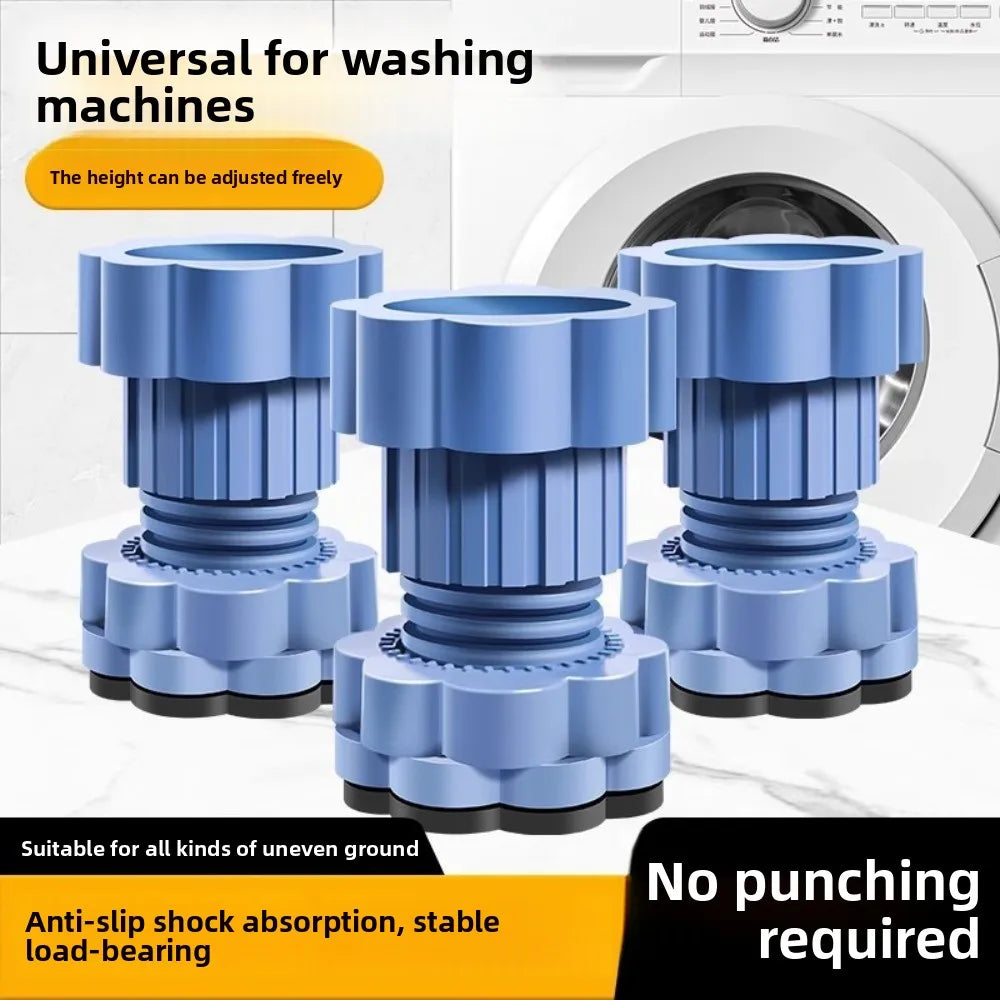 Anti-Vibration Washing Machine Foot Pads – 4pc Adjustable Appliance Foot Pads Nixie