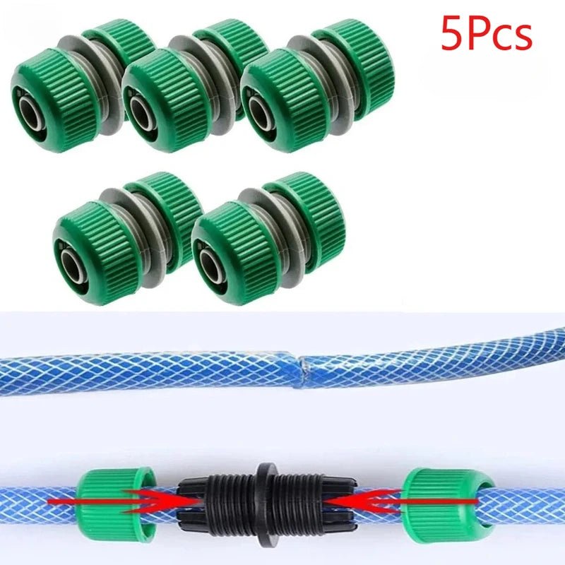 5-Pack Flexible Hose Quick Connect Water Pipe Garden Fittings Garden Hose Fittings Nixie 5Pcs