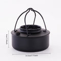 Nixie 0.9L Stainless Steel Camping Kettle – Outdoor Tea & Coffee Camping Kettle Nixie black