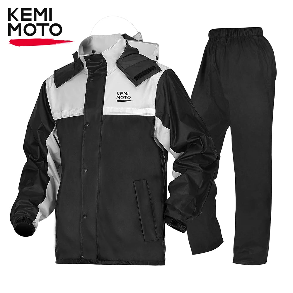 KEMITOUR Men's Waterproof Rain Suit – Jacket & Pants Set Rain Suit Nixie