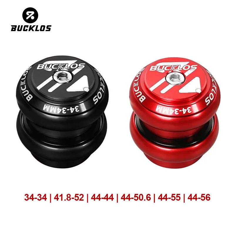 BUCKLOS Bike Headset 34-56mm Sealed Bearing MTB Road Bicycle Bicycle Headset Nixie