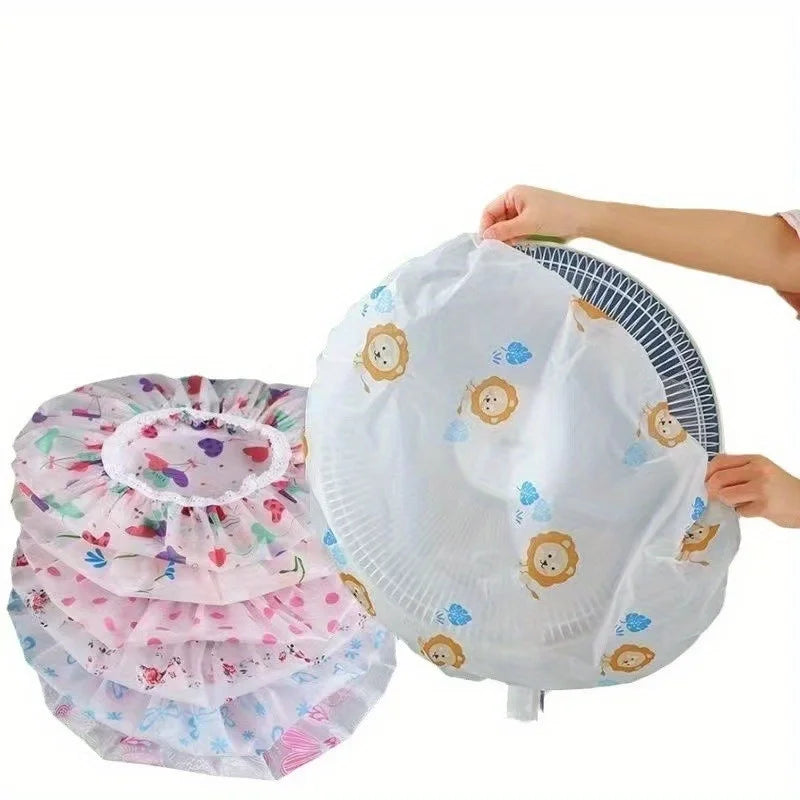 Electric Fan Dust Covers Set of 2 – Universal Polyester Fit Fan Dust Cover Nixie