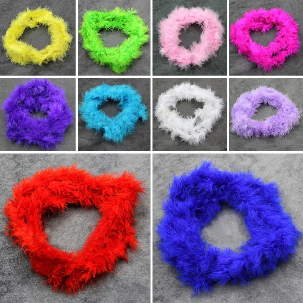 2M Fluffy Feather Boa Strip – Costume, Party & Wedding Decor Feather Boa Strip Nixie