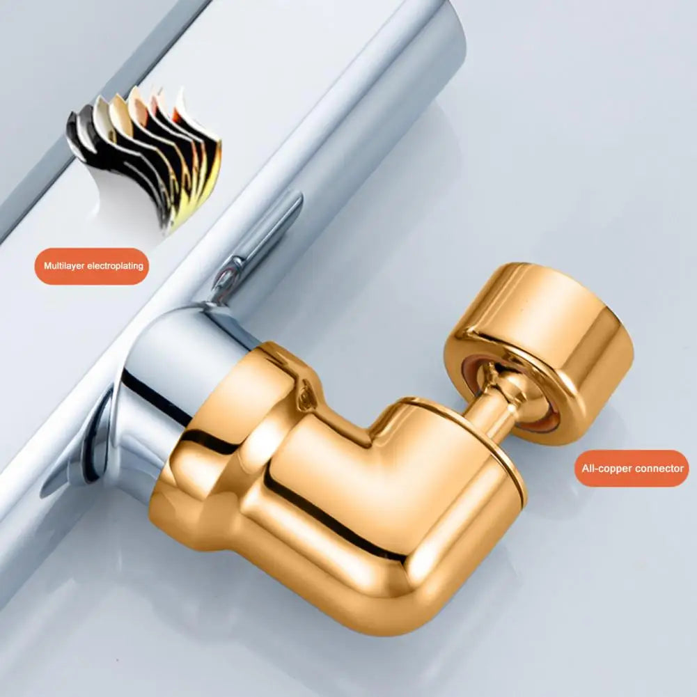 360° Rotating Waterfall Faucet Extender – ABS Kitchen Tap