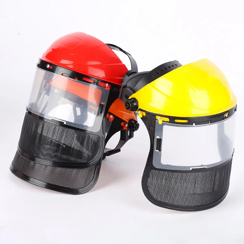 Safety Helmet Full Face Mesh Mask – Garden & Forestry Safety Helmet Nixie