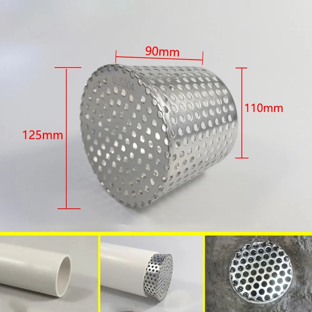Stainless Steel Anti-Clog Floor Drain Strainer & Gutter Guard Floor Drain Strainer Nixie 8