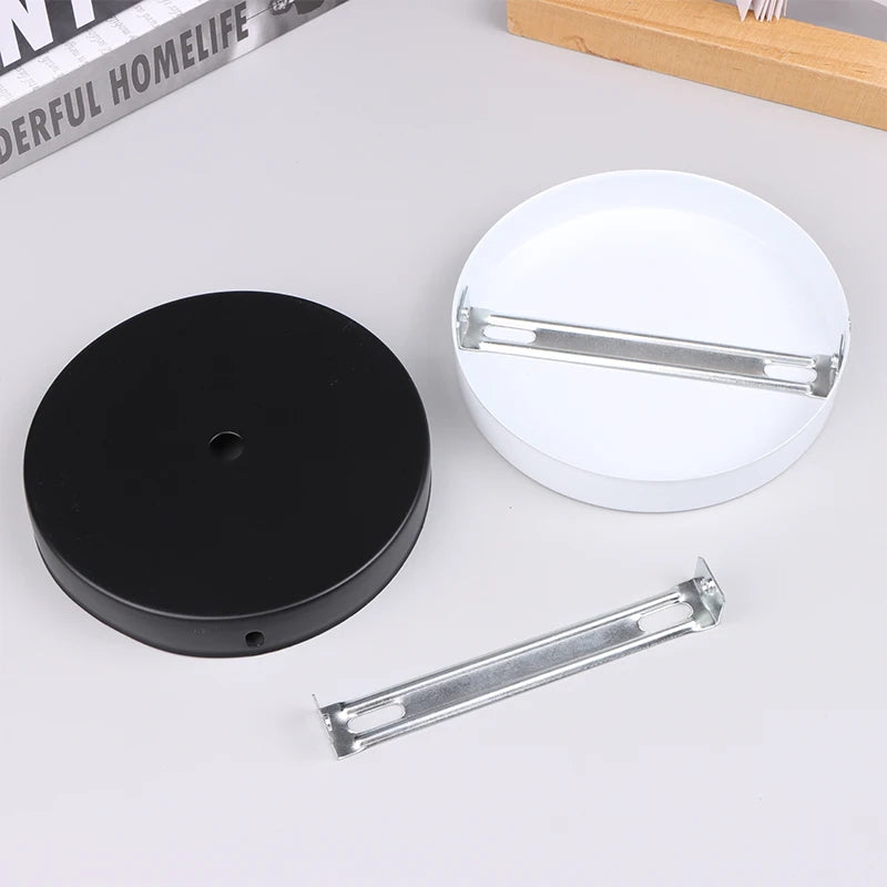 12cm Metal Ceiling Canopy Plate DIY Retro Pendant Light Base