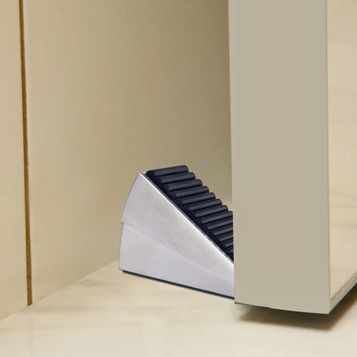 Heavy Duty Zinc Alloy Adjustable Spring Door Stopper Wedge
