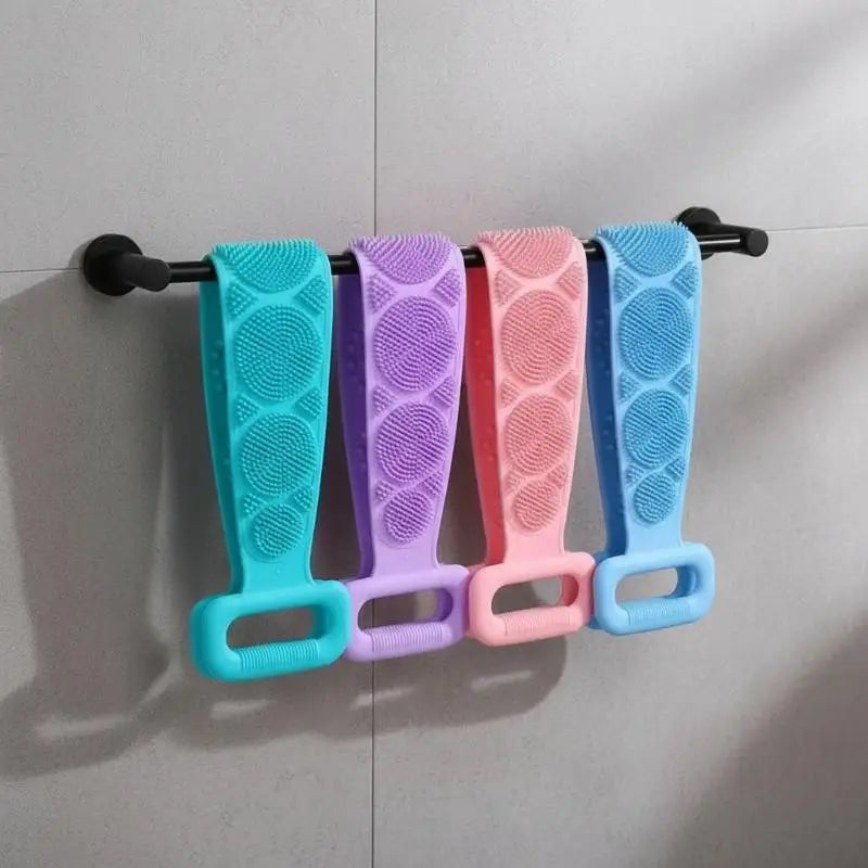 Silicone Back Scrubber Belt – Double-Sided Exfoliating Brush