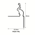 Line Figure Modern Metal Wall Art Poster – Easy Hang Decor Metal Wall Art Nixie A4
