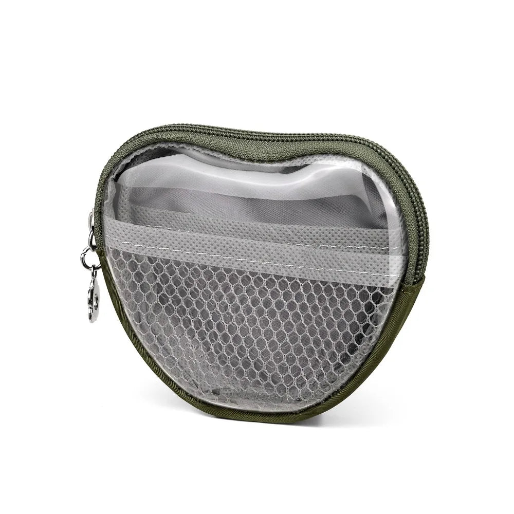 Transparent PVC Heart Cosmetic Bag – Travel Makeup Pouch