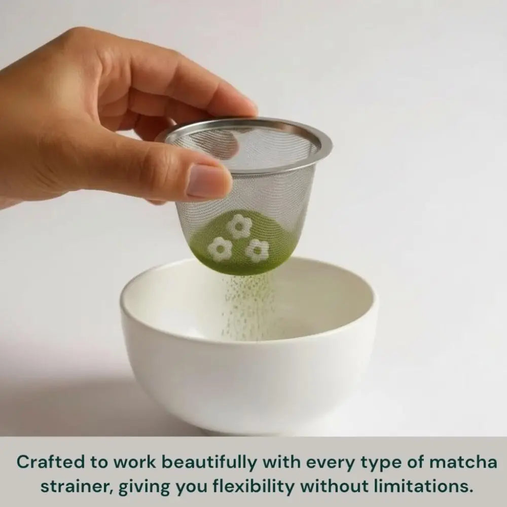 Stainless Steel Matcha Sifter Beads – Flower Shape Anti-Clump Matcha Sifter Beads Nixie
