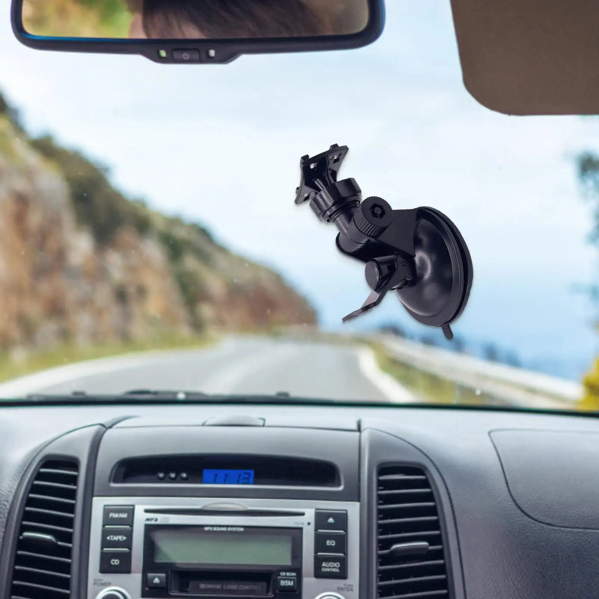 Dash Cam Suction Cup Mount 55mm & 70mm Windshield Bracket