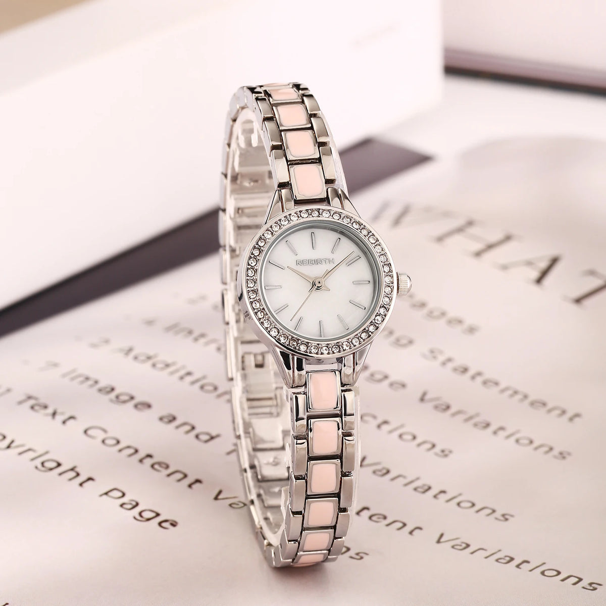 REBIRTH Minimalist Quartz Watch | Stainless Steel Band Quartz Watch Nixie