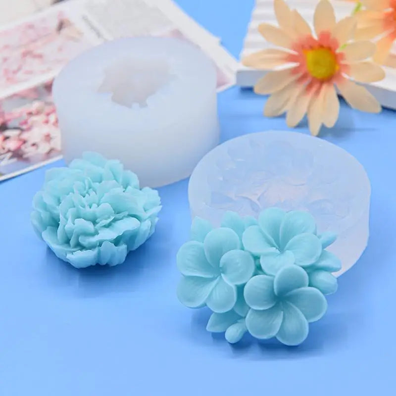 3D Carnation Flower Silicone Cake Mold – Fondant & Chocolate