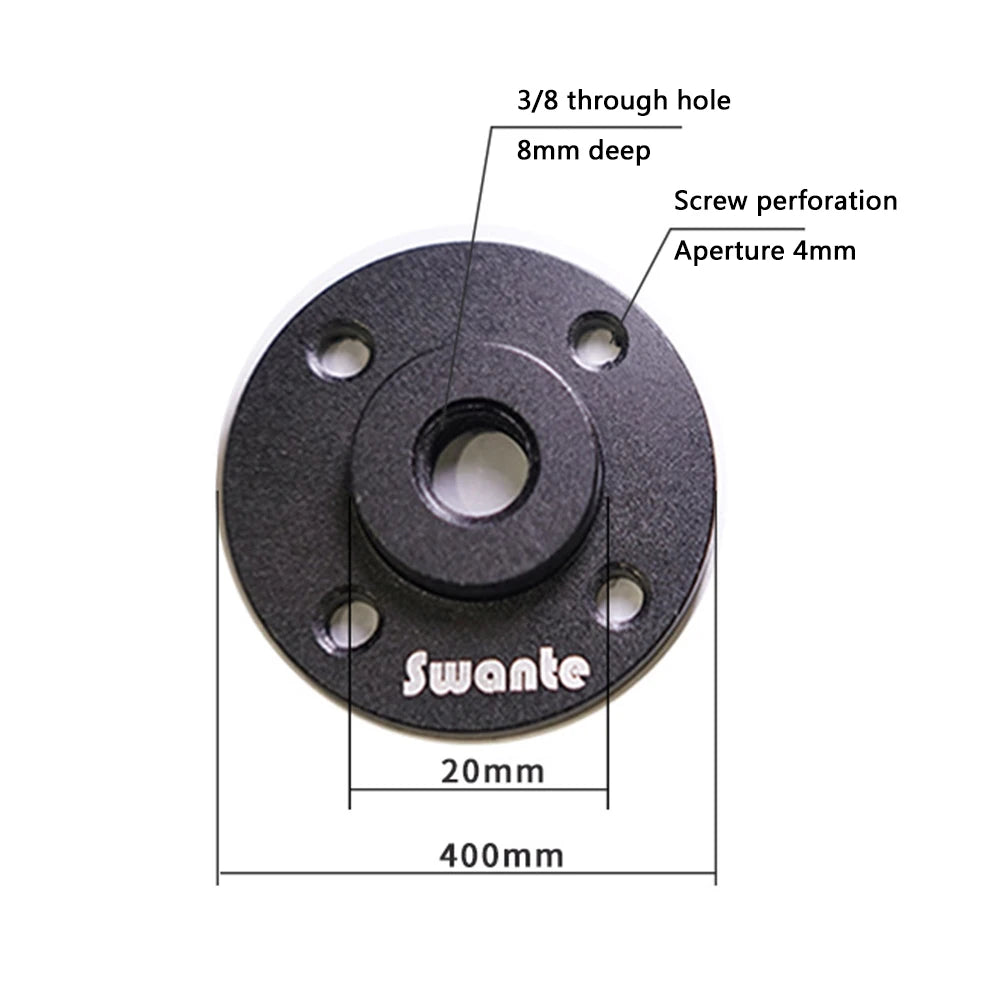 Aluminum Tripod Desk Base Adapter for 1/4 & 3/8 Stands – DIY Table Tripod Desk Adapter Nixie