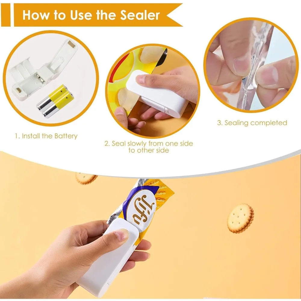 Mini Handheld Heat Sealing Machine for Snack & Food Bags Bag Sealing Machine Nixie