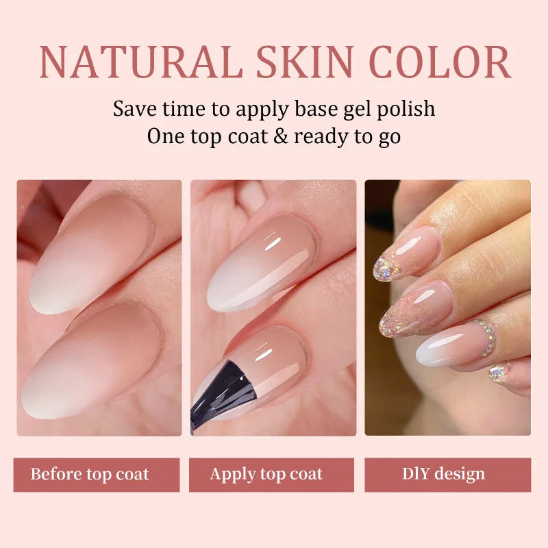 150Pcs Gradient Nude Almond Press On Nails Full Cover Tips Press On Nails Nixie