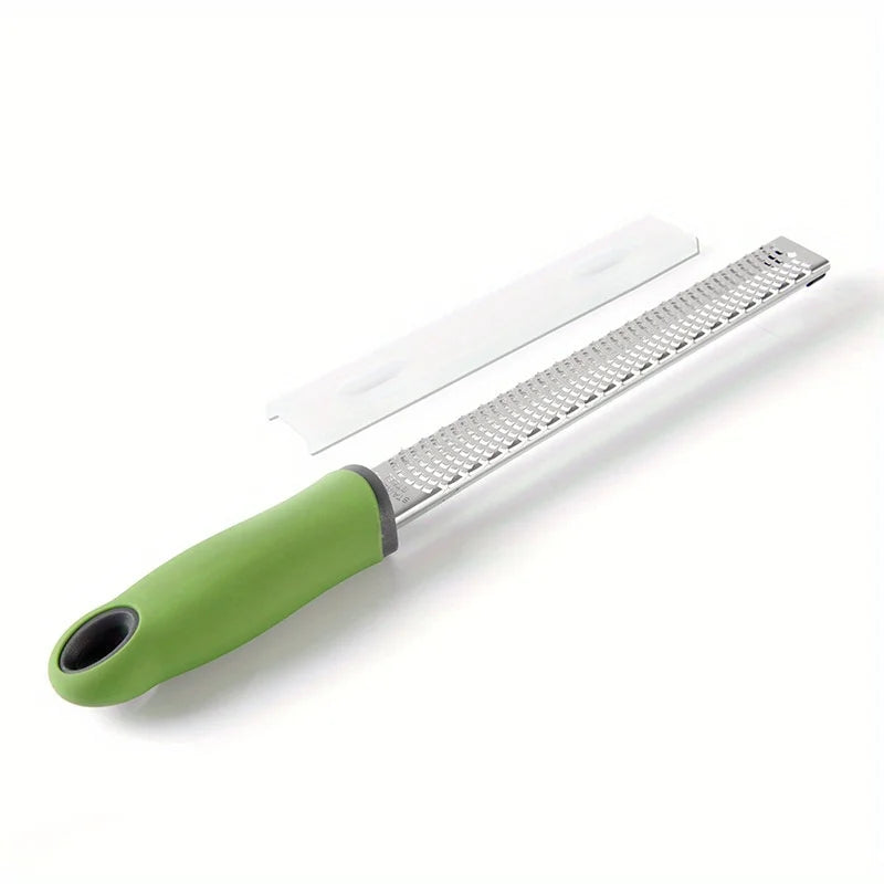 Stainless Steel Cheese & Fruit Grater | Chocolate Lemon Zester Kitchen Grater Zester Nixie green