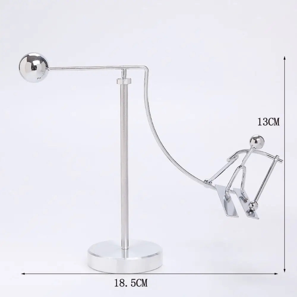 Stainless Steel Pendulum Cradle Kinetic Desk Decor Toy