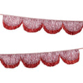 Metallic Foil Fringe Tassel Garland – Multicolor Party Decor Party Fringe Garland Nixie Red