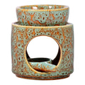 Ceramic Essential Oil Burner & Tealight Wax Warmer + Spoon Ceramic Oil Burner Nixie Style A