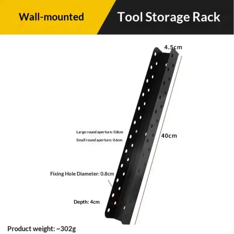 Wall-Mounted Aluminum Screwdriver & RC Tool Organizer Stand