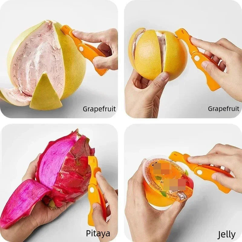 3-Piece Portable Orange Peeler & Citrus Stripper Set