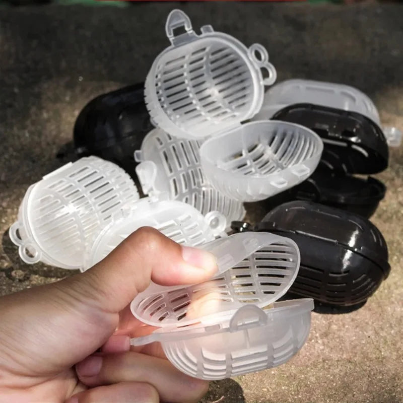 5pcs Bait Cage Feeder Fishing Basket – Shrimp & Lobster Trap Fishing Bait Feeder Nixie