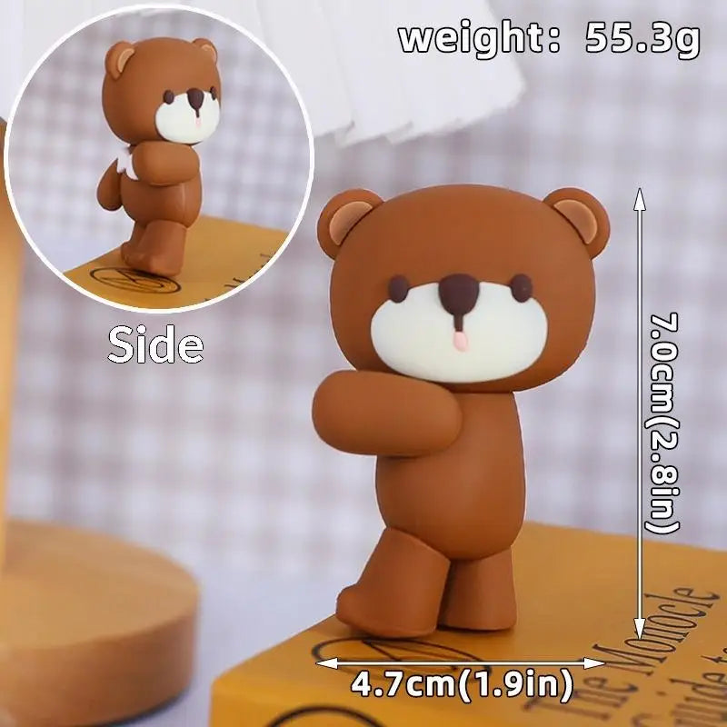 Hot Air Balloon Bear Cake Topper – Gender Reveal & Birthday Cake Topper Nixie A19