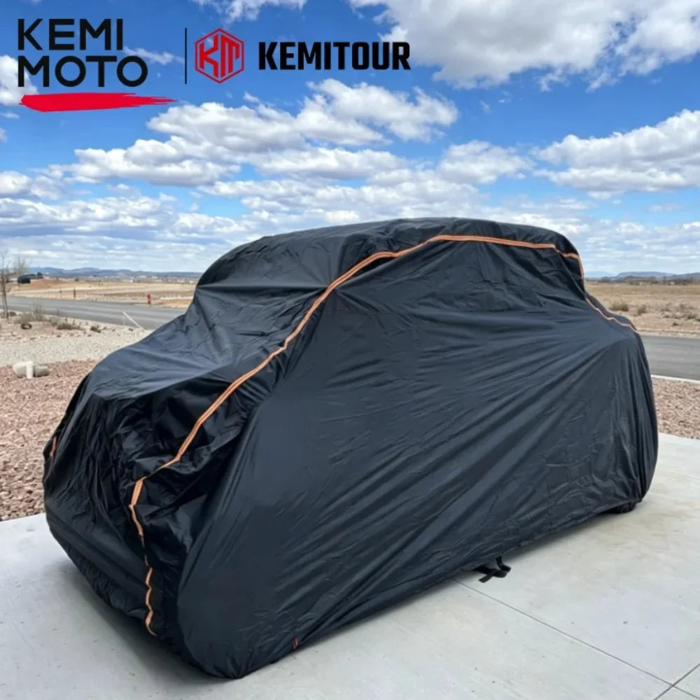 KEMIMOTO 4-Seater UTV Cover | Waterproof Oxford Fabric UTV Protective Cover Nixie