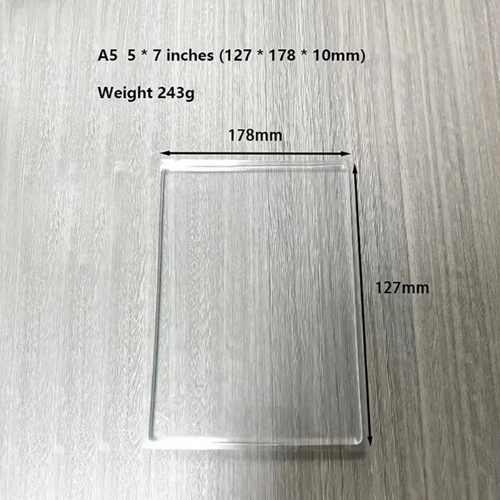 Silicone Gel Printing Plate – Reusable Monoprinting Art Tool Gel Printing Plate Nixie A5