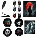 USB Projector Night Light – Halloween & Christmas Holiday Lamp Holiday Projector Lamp Nixie A1