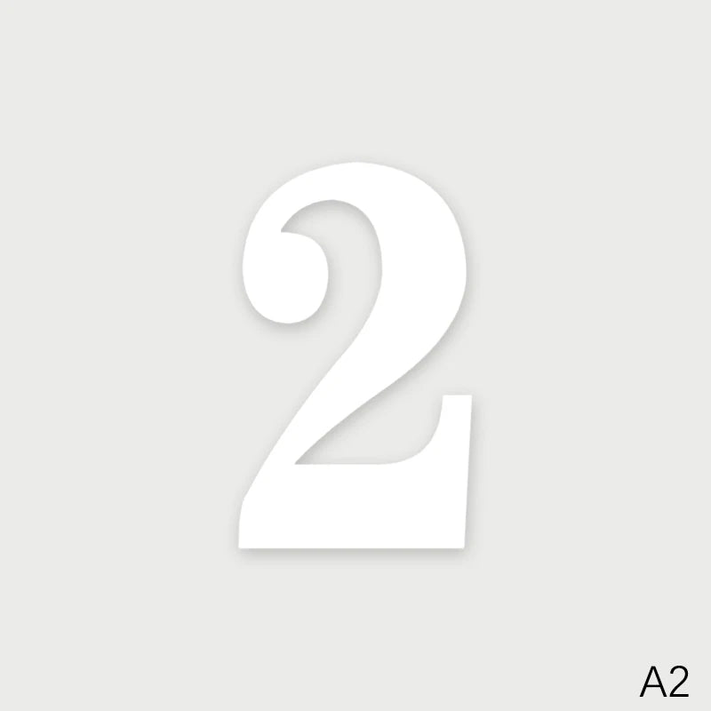 Wheelie Bin Stickers Weatherproof PVC Numbers & Letters Labels Bin Label Stickers Nixie A2