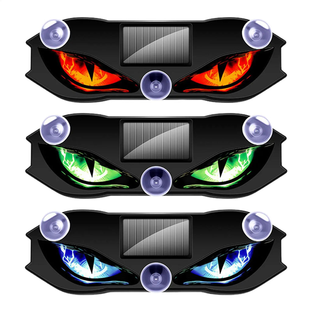 Solar Devil Eye LED Car Window Light | Dynamic Ambient