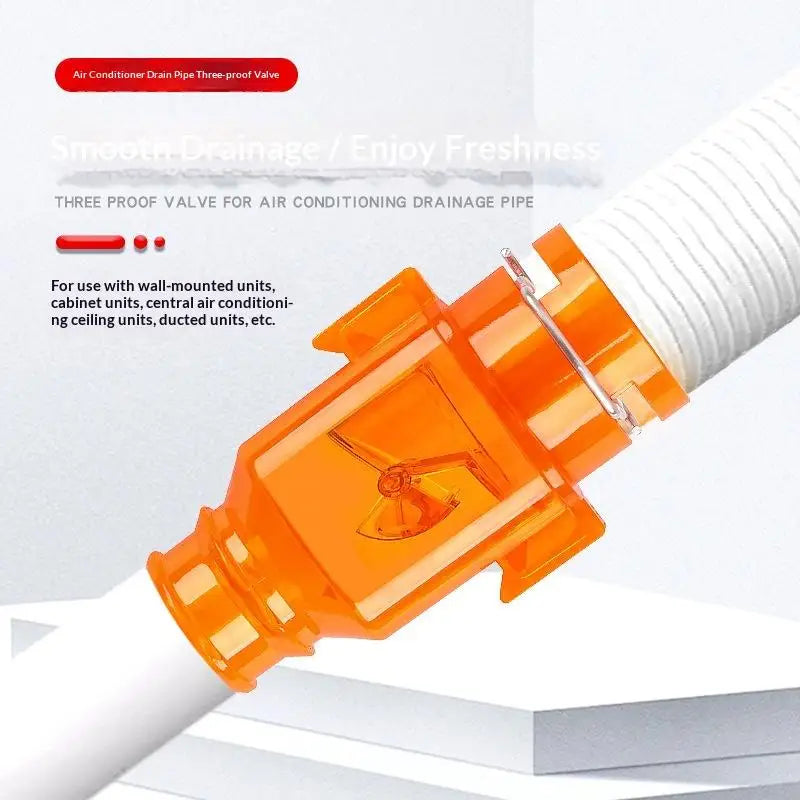 AC Drain One-Way Check Valve – Odor & Backflow Prevention Drain Check Valve Nixie