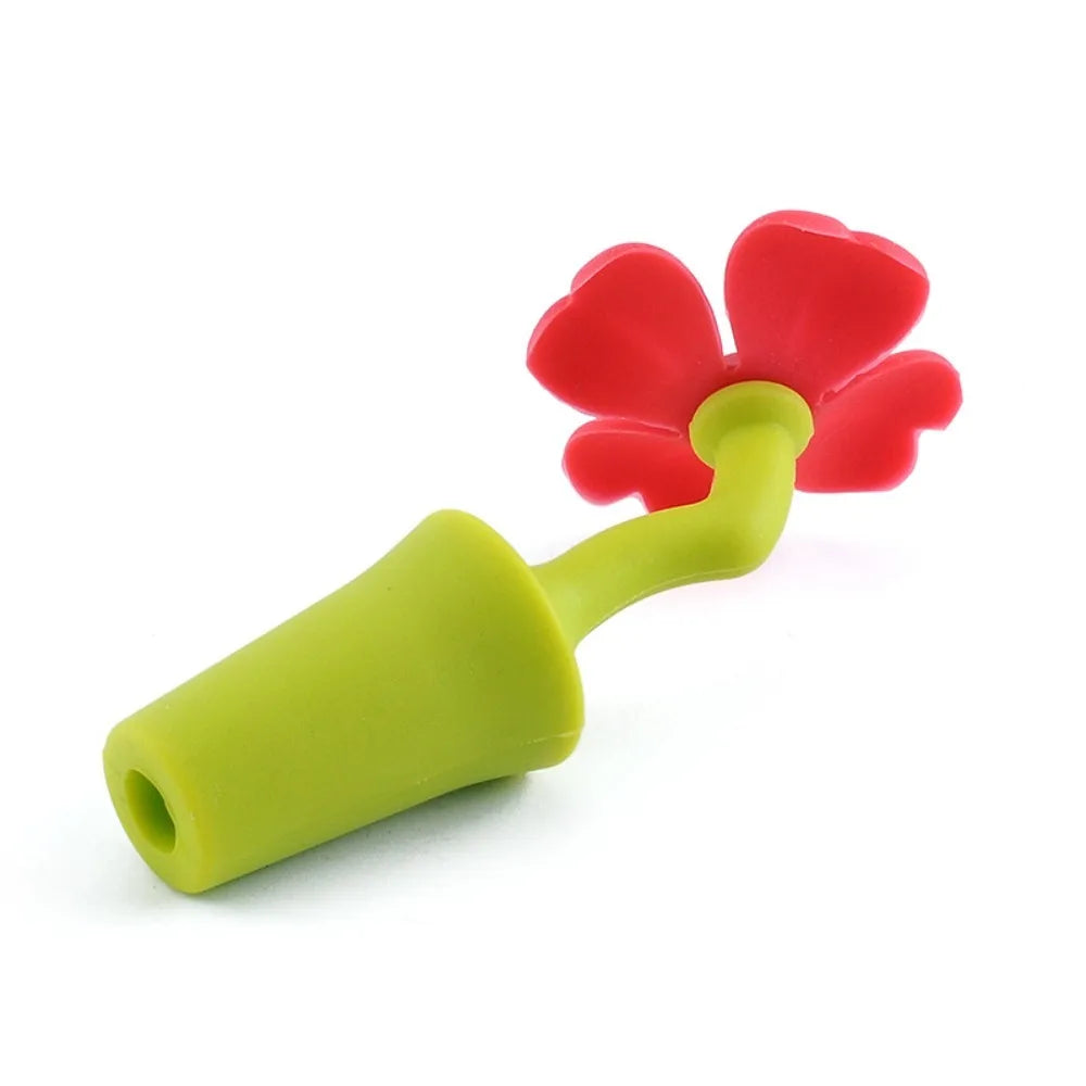 Silicone Wine Bottle Stopper Flower Design – Leak-Proof Wine Bottle Stopper Nixie